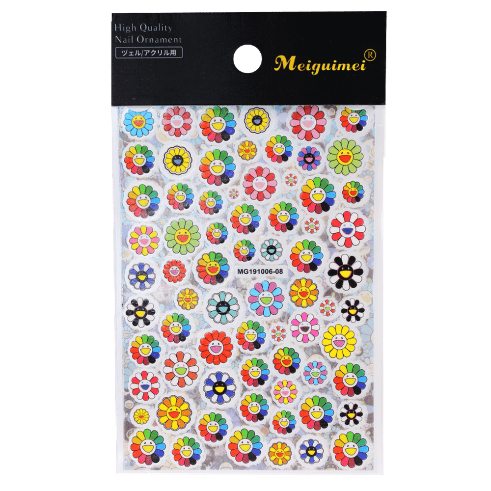 Nail Art Sticker - Sunflower Cartoon ( MG191000608) - Maskscara