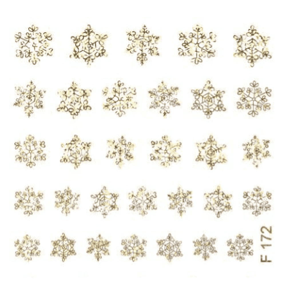 Snowflakes Water Transfer - 172GH