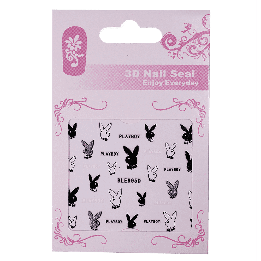 Nail Art Sticker - Playboy Bunny (XK3BLE995D) - Maskscara