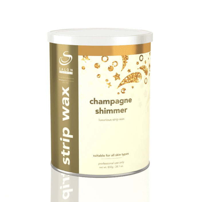 Champagne Shimmer Strip Wax Tin
