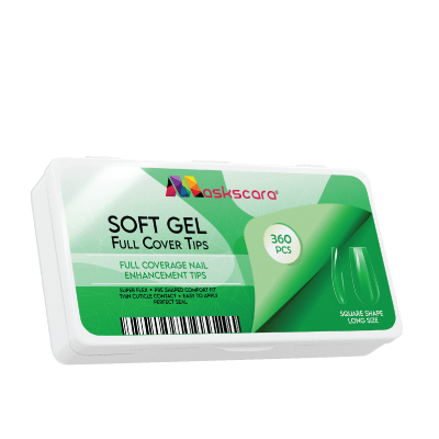 Soft Gel Tips - Full Cover (Square Long) - Maskscara