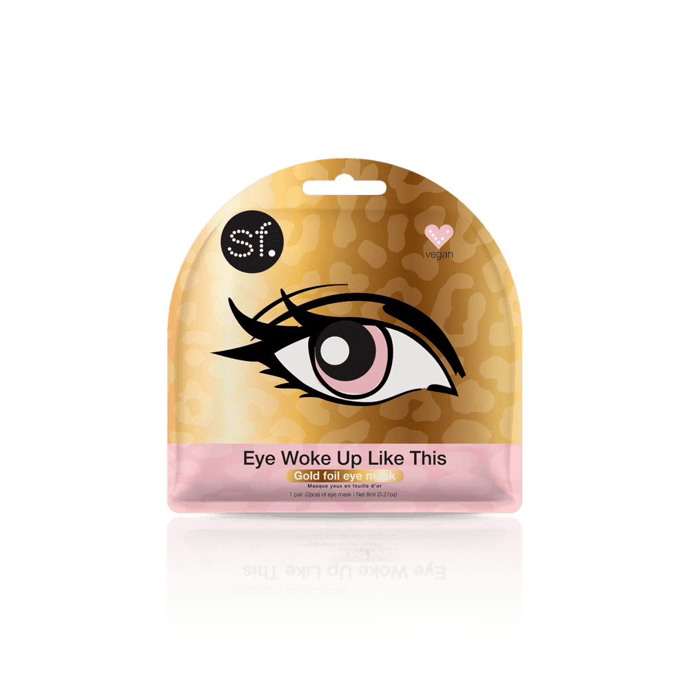Eye Woke Up Like This - Gold Foil Eye Mask (1 Pcs) - Maskscara