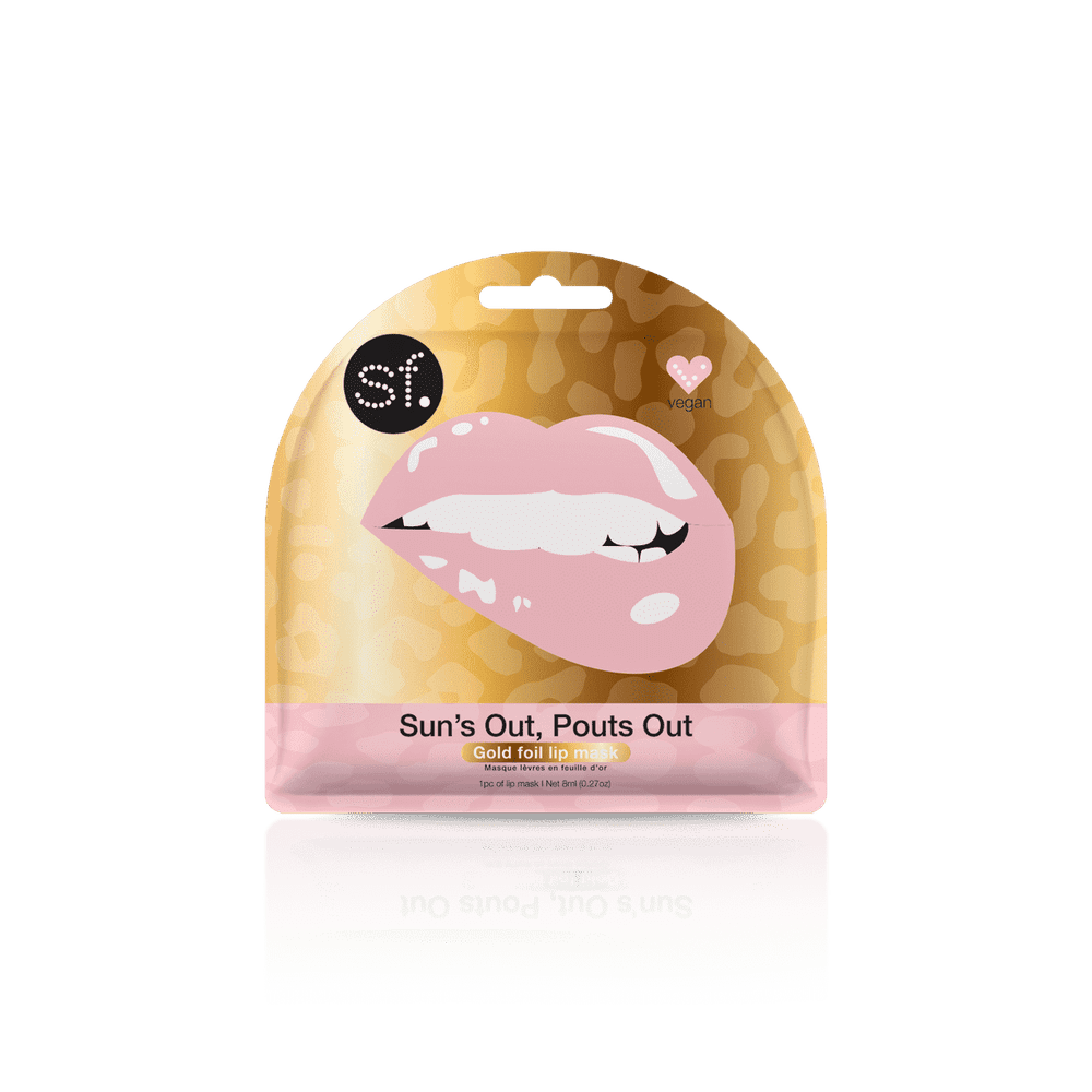 Sun's Out, Pouts Out - Gold Foil Lip Mask (1 Pcs) - Maskscara