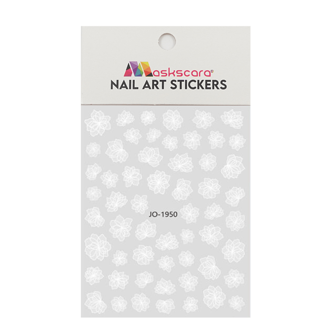 Nail Art Sticker - Airbrush Flowers - Maskscara