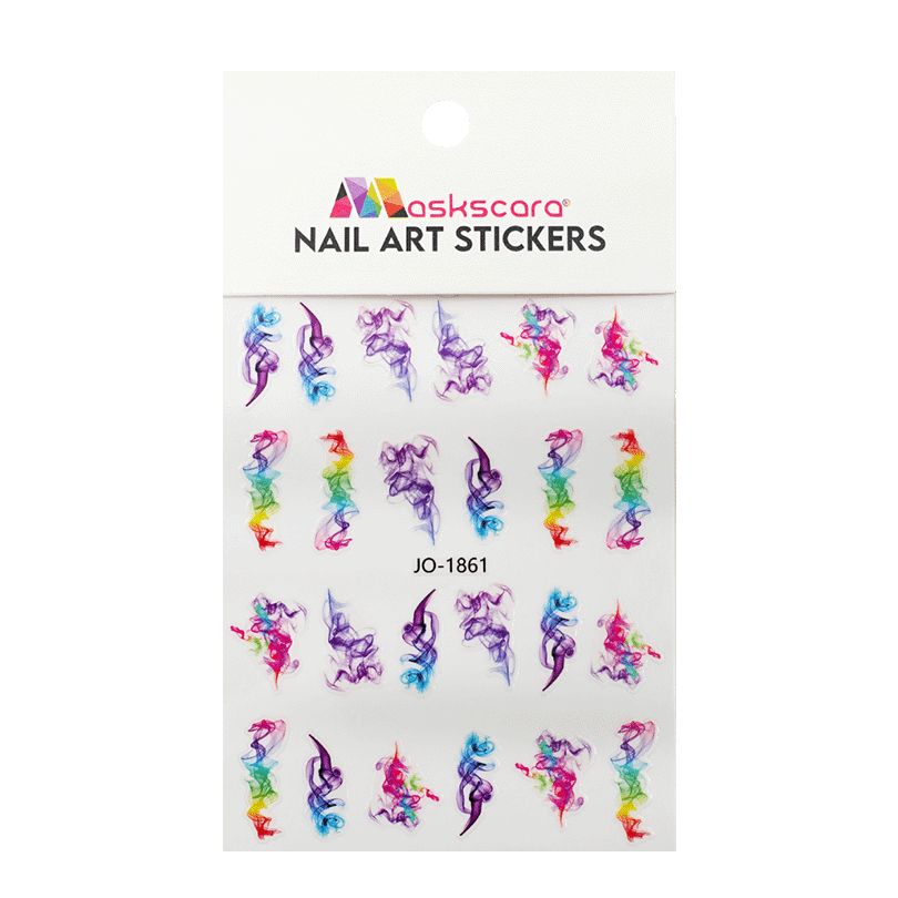 Nail Art Sticker - Watercolours 3 - Maskscara