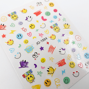 Nail Art Sticker - Happy Emoji - Maskscara