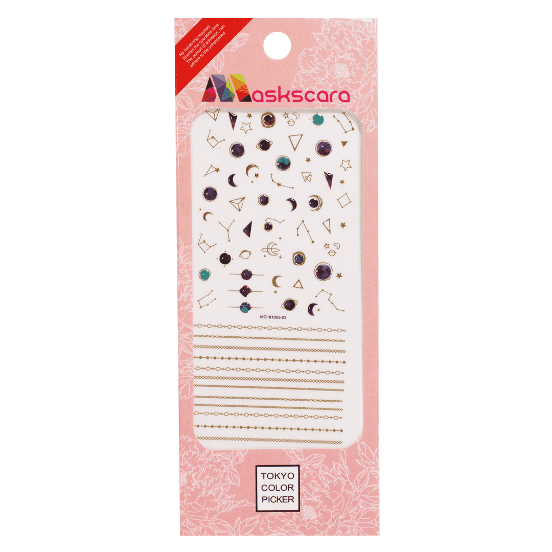 Nail Art Sticker - Astrology (MG181005-03) - Maskscara