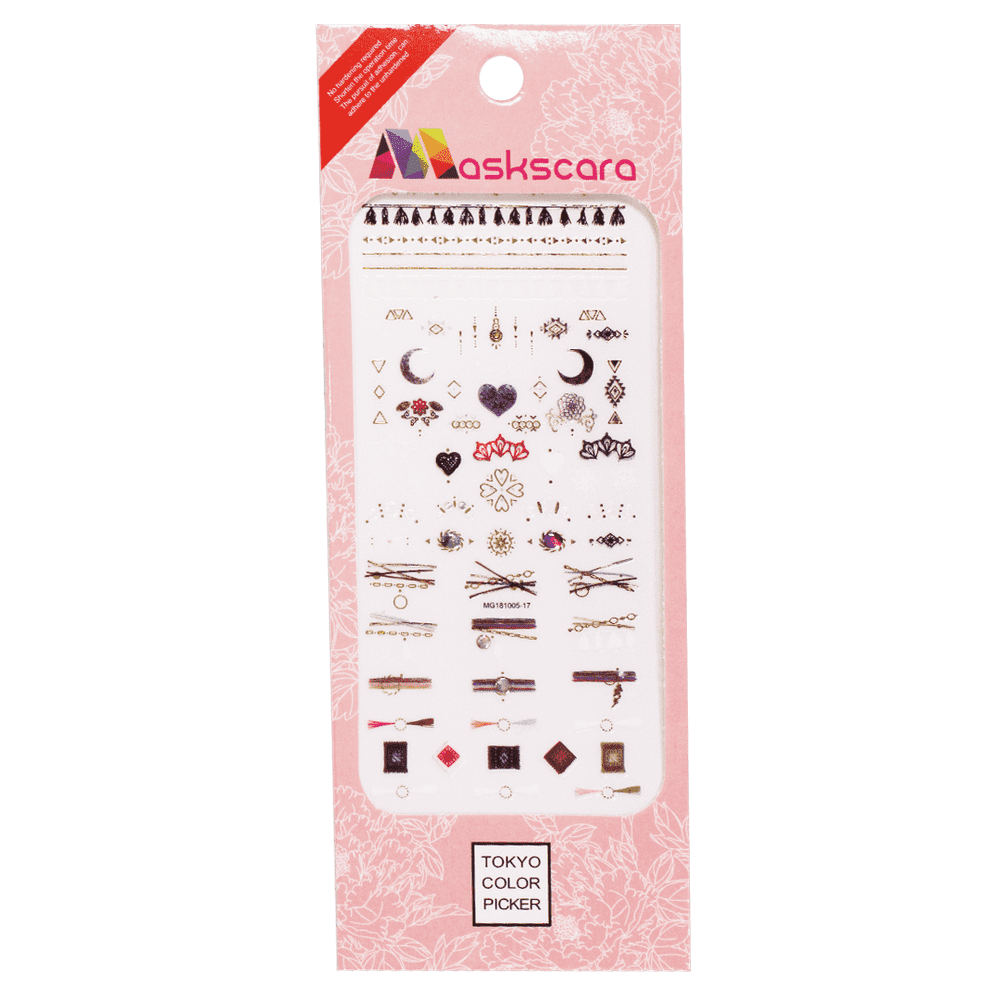 Nail Art Sticker - Bohemian (MG181005-17) - Maskscara