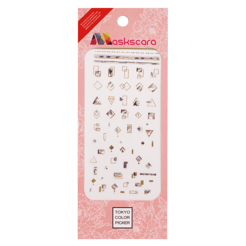 Nail Art Sticker - Geometric (MG190110-08) - Maskscara