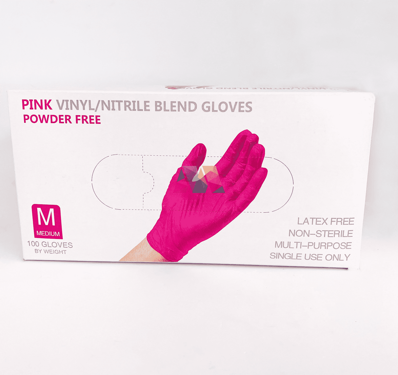 Nitrile Gloves - Pink Medium - Maskscara