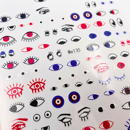 Nail Art Sticker - Fun Eyes - Maskscara