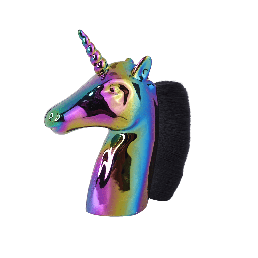 Unicorn Dusting Brush - Black Oilslick - Maskscara
