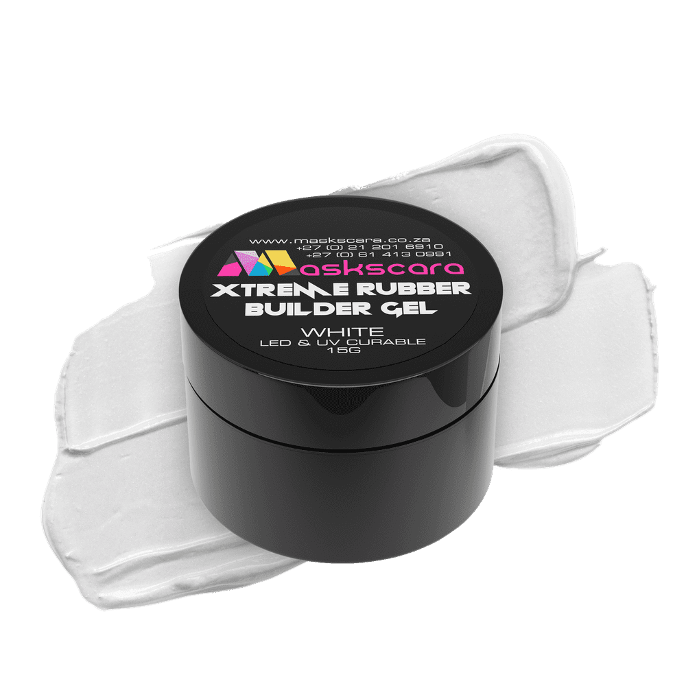 XTREME Rubber Builder Gel - 15G (White) - Maskscara
