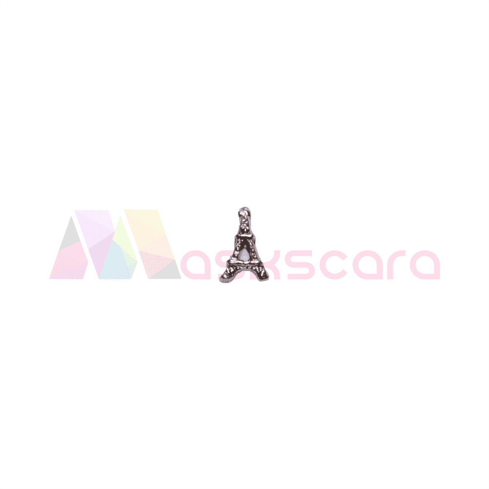 Small Gold Eiffel Tower Gems (5 Pcs) - Maskscara