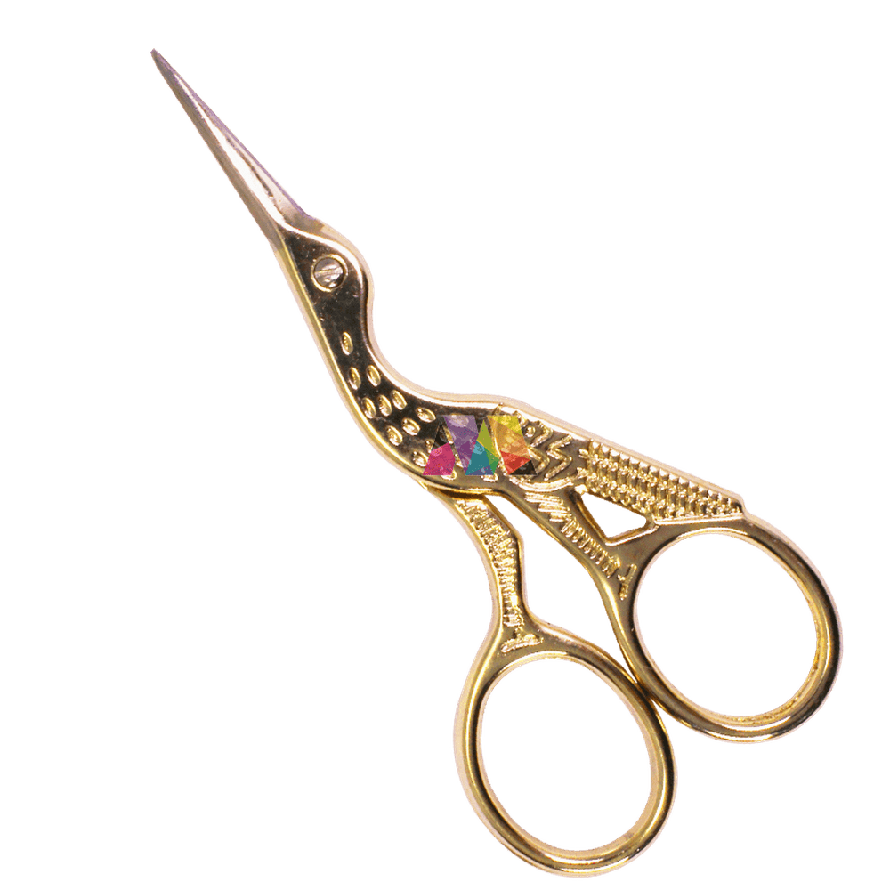 Stork Scissors in Gold - Maskscara