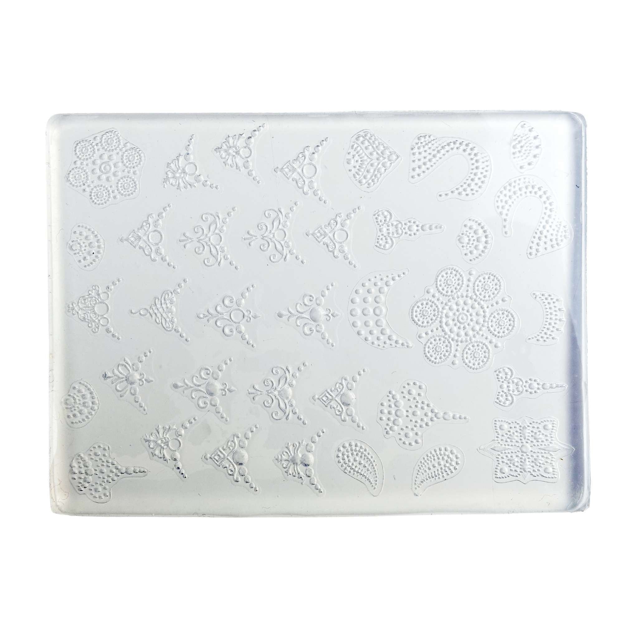 3D Thin Silicone Mold #C-57 - Lace Patterns